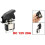 DC 12V 20A Car Red LED Light Carbon Fiber Pattern Cover On/Off Toggle Switch 3
