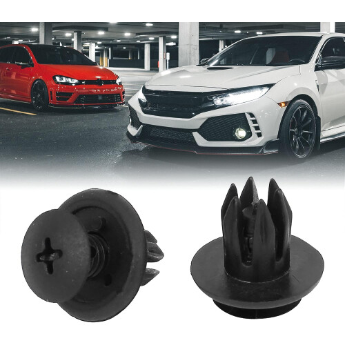 24pcs Bumper Wheel Arch Plastic Rivet Clip 10mm 1