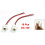 Car Auto T10 W5W 194 LED Light Bulb Socket Holder Wire Connector 10 Pcs 2