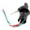 Scooter Motorcycle Universal 3 Wires Ignition Switch Lock with 2 Keys 2