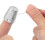 Sewing Thimble Finger Protector, 4 Pcs Metal Finger Shield Ring for Hand Sewing, Craft Accessories DIY Sewing Tools, Silver 4