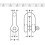 10PCS Stainless Steel Wire Rope Fastener Bow D Shackles 4mm Thread 3