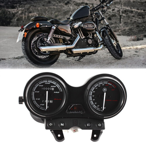 0-140km/h Motorcycle Speedometer Gauge Assembly for YBR 1