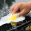 Car Auto 6 Pcs Yellow Round Sponge Wax Applicator Pads 4