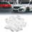 Plastic Fasteners Auto Car Trim Instrument Panel Dashboard 20PCS White 2