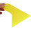 Yellow Plastic Car Auto Window Windshield Tint Film Scraper Cleaning 2 Pcs 4