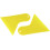 Yellow Plastic Car Auto Window Windshield Tint Film Scraper Cleaning 2 Pcs 2