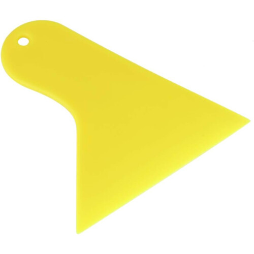 Yellow Plastic Car Auto Window Windshield Tint Film Scraper Cleaning 2 Pcs 2