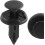 30 Pcs Black Plastic Guard Clips 6mm x 15mm x 18mm 2