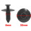 10 Pcs Retainer Clips Plastic Drive Rivets Flaps Bumper Fender Push Clips for BMW 3