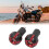 Motorcycle Universal Aluminum Alloy Handle Bar Hand Grip End Cap 2 Pcs 2