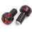 Motorcycle Universal Aluminum Alloy Handle Bar Hand Grip End Cap 2 Pcs 4