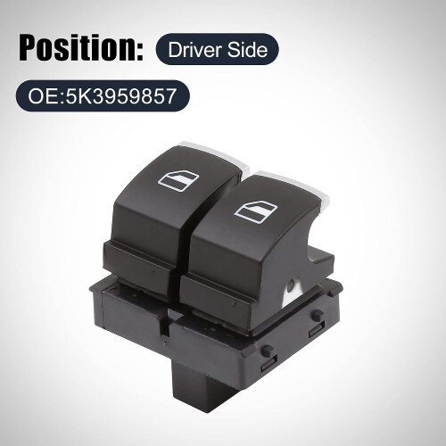 Master Driver Side Power Window Switch 5K3959857 Replacement for VW Golf GTI EOS 2 Door 2010-2013 1