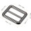 25mm(0.98") Metal Slide Strap Adjustable Buckle Fastener Black 4pcs 2