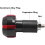 Motorcycle Universal Aluminum Alloy Handle Bar Hand Grip End Cap 2 Pcs 6