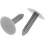 10PCS Car 6.5mm Hole Plastic Push Screw Rivet Panel Fixings Clips Gray 3