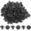 100Pcs Black Plastic Rivets Retainer Clip Bumper Fender 2