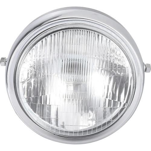 7 Inch Dia Motorcycle Headlight Headlamp Warm White 1