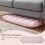 Folding Floor Chair, 14-Position Adjustable Backrest, Pink 8