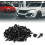 50 Pcs 11mm x 5mm Black Plastic Rivet Bumper Lining Panel Clips for Automotive 2