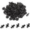 100 Pcs 8mm Hole Plastic Screw in Fastener Rivets Retainer Clips 2