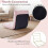Folding Floor Chair, 14-Position Adjustable Backrest, Pink 6