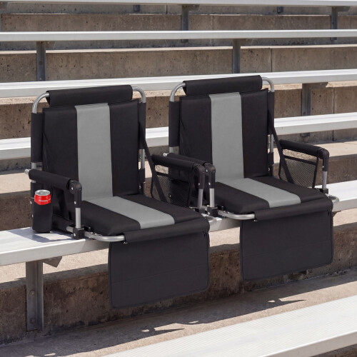 Stadium Seat With Backrest, Foldable, Cup Holder Bag 2