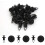 20 Pcs 10mm Hole Plastic Rivet Trim Panel Car Door Retainer Clips for Auto 2