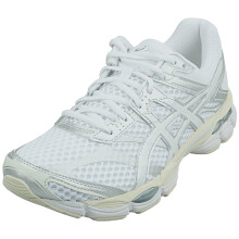 Asics Gel-cumulus 16 Womens Fashion Trainers in White Silver - 9 UK