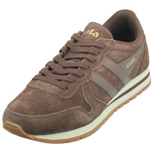(4) Gola Daytona Womens Casual Trainers in Dark Brown