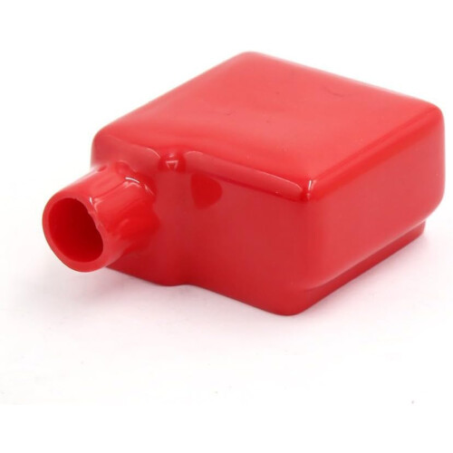 Universal PVC Battery Terminal Insulating Protector Covers Red 75 x 60 x 33mm 1