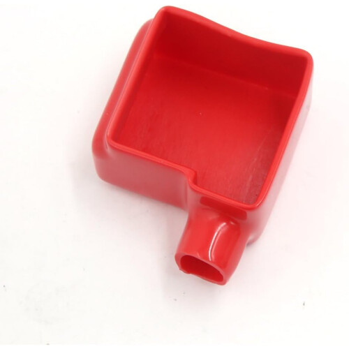 Universal PVC Battery Terminal Insulating Protector Covers Red 75 x 60 x 33mm 2