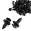 100 Pcs Car 8mm Hole Plastic Rivet Fender Bumper Clips Fastner 6