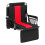 Stadium Seat with Backrest, Foldable, Cup Holder, Red 2