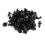 100 Pcs Car 8mm Hole Plastic Rivet Fender Bumper Clips Fastner 7