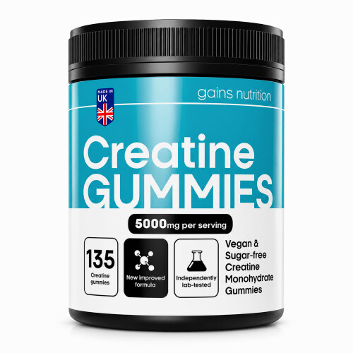 Creatine Gummies | 5g Per Serving | Blueberry Flavour | 45 Days Supply