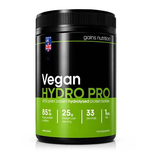 Vegan Hydro Pro Hydrolysed Protein | 1KG Tub