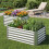 Galvanized Raised Garden Bed, 4 x 2 x 2 ft, Silver 3