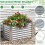 Galvanized Raised Garden Bed, 4 x 2 x 2 ft, Silver 8
