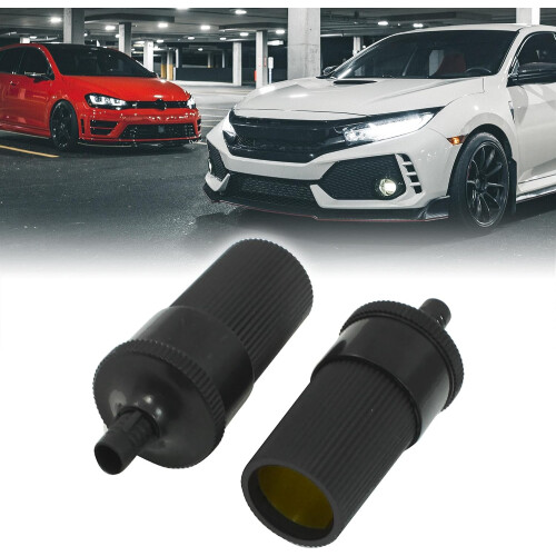 Pack 5pcs Black Plastic Housing Auto Car Cigarette Lighter Female Socket DC 12V 1