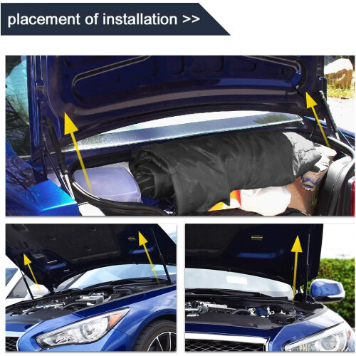 Auto Car Sealed Mechanism Compression Gas Spring 200N 340mm Long 2
