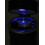 3D Triangle Print Blue Light Smokeless Ashtray Cigarette Holder Brown 3