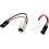 40 Pcs Car Auto T10 BA9S LED Bulb Lamp Light Wire Cable Adapter Socket 2