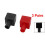 Car Battery Terminal Cover Soft Plastic Insulation Boot Sleeve Black Red 3 Pairs 2