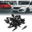 25 Pcs 6.3mm Hole Retainer Clips Plastic Rivets Flaps Bumper Fender Push Clips 2