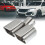 62mm Square Slant Tip Exhaust Muffler Tail Pipe 2