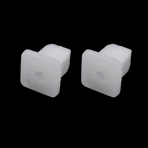100 Pcs 9mm Hole Plastic Rivet Car Door Trim Panel Retainer Clip White 2