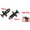 100pcs 30mm Long Plastic Push Fasteners Rivets Clips 20mm Head for Car 2
