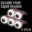 5 Pcs 1156 P21W BA15S LED Bulb Socket Car Light Harness Wire White 2