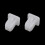 100 Pcs 9mm Hole Plastic Rivet Car Door Trim Panel Retainer Clip White 4